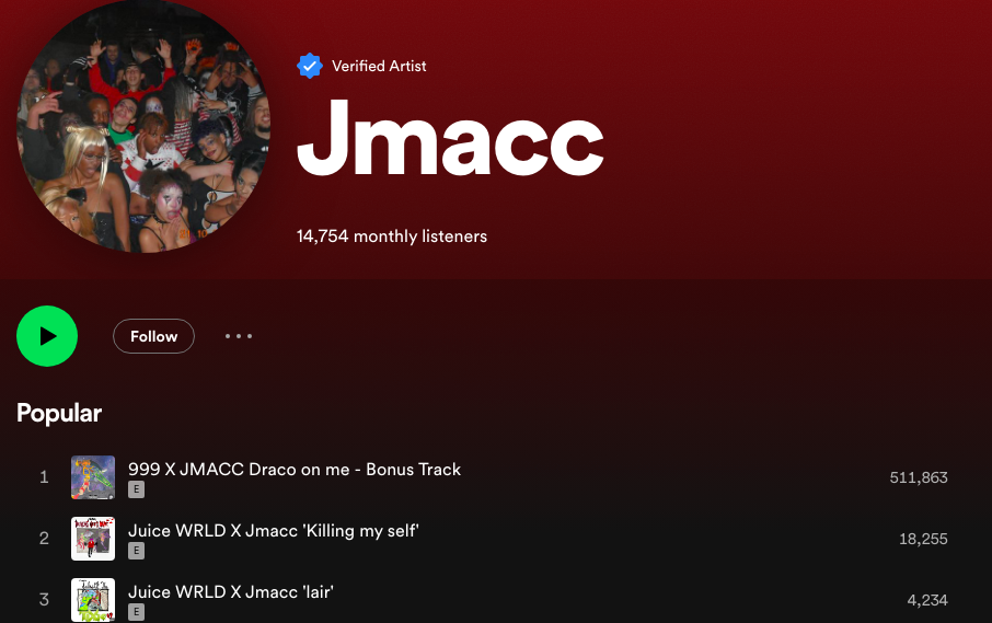 Jmacc Spotify