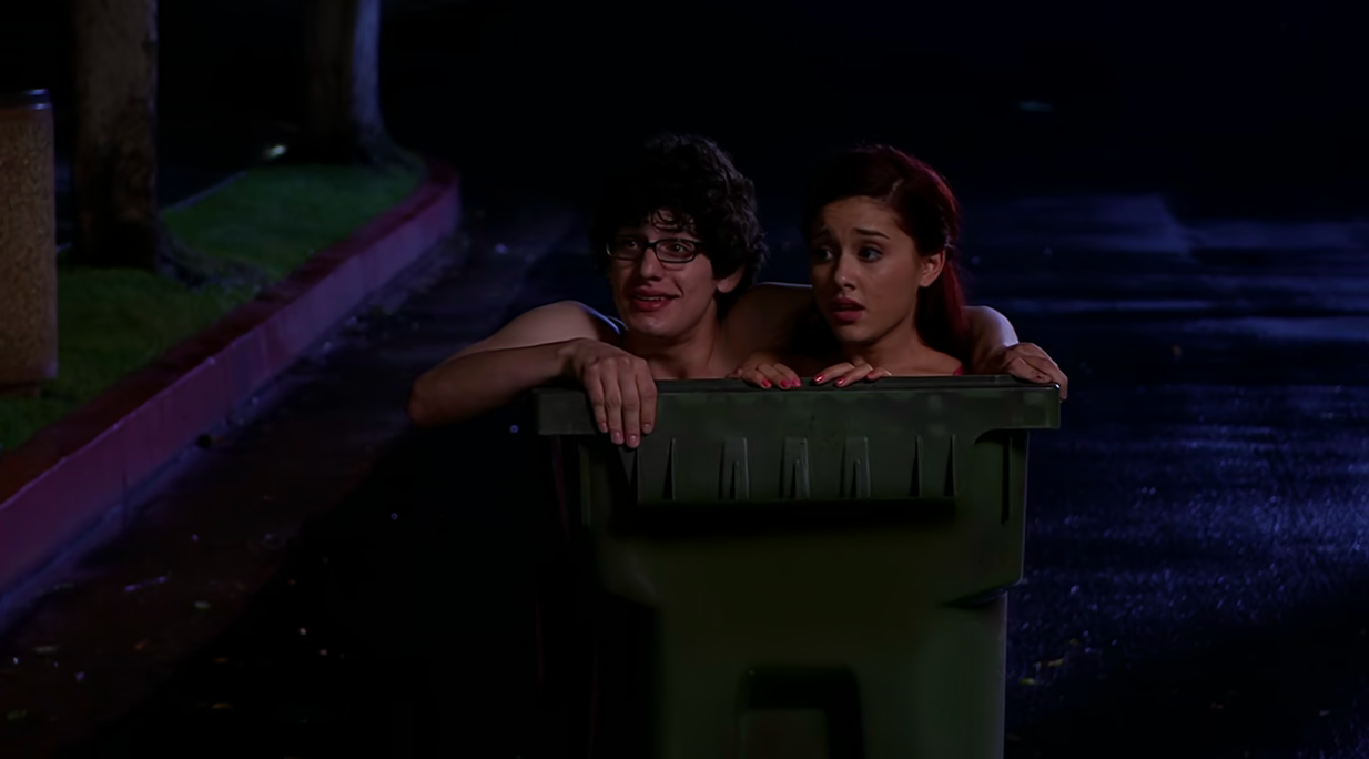 Cat and Robbie Dumpster